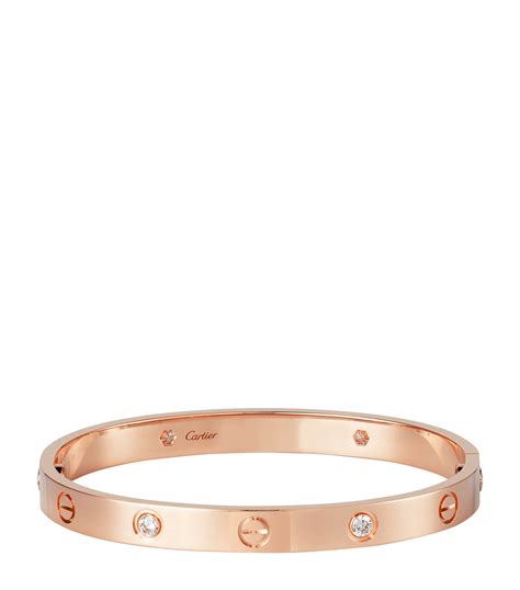 cartier rose gold bracelet love|cartier rose gold bracelet price.